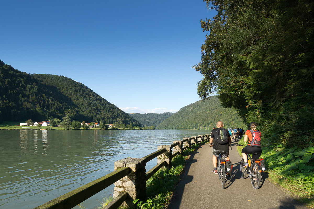 1. szakasz Duna-kerékpárút Passau-tól Schlögen Duna-hevederekig ›Kerékpárral
