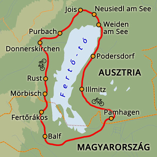 fertő tó ausztria térkép Baraka   Kerékpártúra a Fertő tó körül   Baraka fertő tó ausztria térkép